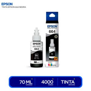 BOTELLA DE TINTA EPSON T664120 NEGRO