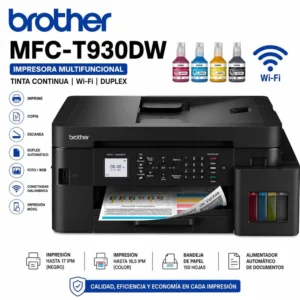 MULTIFUNCIONAL BROTHER MFC-T930DW WIRELESS / RED / DUPLEX