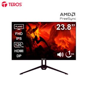 MONITOR TEROS LED IPS TE-2415S WIDE/ 120HZ/ 1MS FHD/ HDMI/ DP/ 23.8
