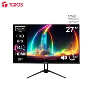 MONITOR GAMING TEROS TE2714S, 27" IPS, FHD, 144Hz, 1ms, Parlantes
