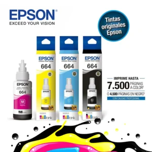 TINTA EPSON 664 COMBO PACK COMPLETO T664