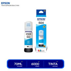 BOTELLA DE TINTA EPSON T504220 CYAN