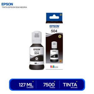 BOTELLA DE TINTA EPSON T504120 NEGRO