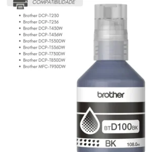 TINTA BROTHER BTD100BK