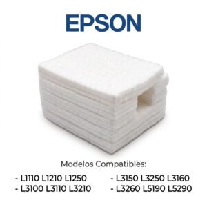 ALMOHADILLA COMPATIBLES PARA EPSON L1110 / L1250 / L3100 / L3110 / L3210, etc....